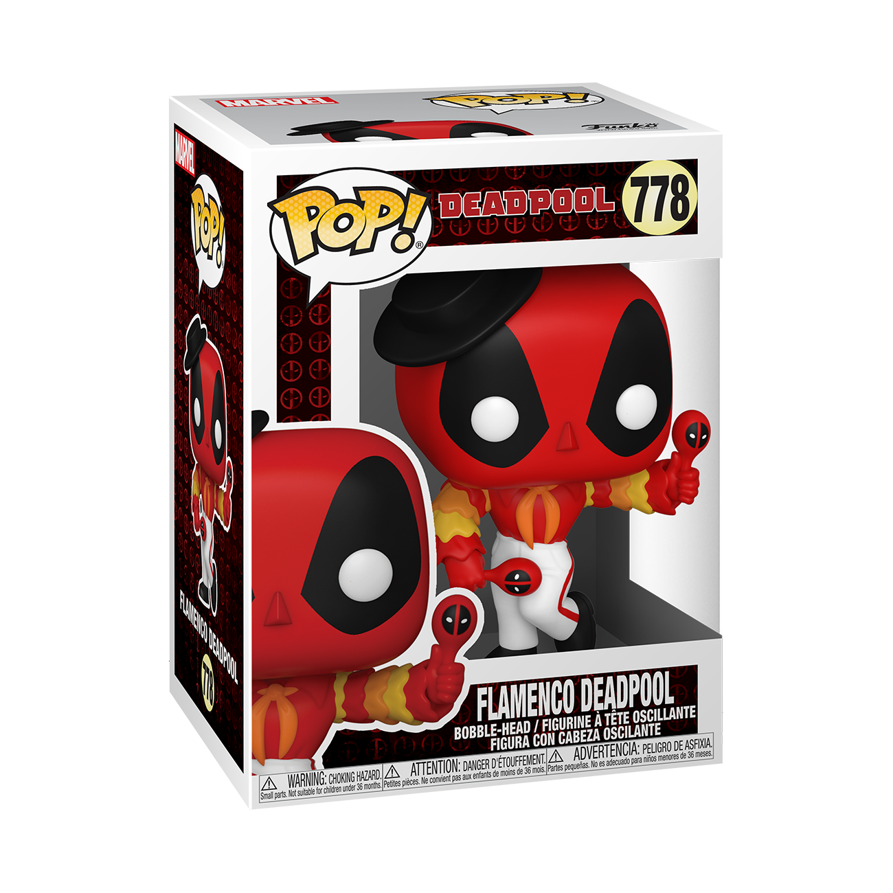 funko pop! marvel deadpool flamenco deadpool #778