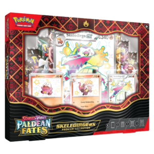 scarlet & violet – paldean fates skeledirge ex premium collection