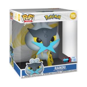 funko pop! pokémon raikou 10" #1107 fall convention 2025 (jumbo sized pop!)