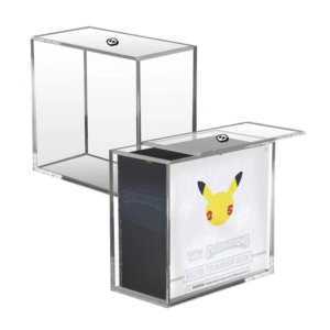 caixa protetora acrílica para pokémon elite trainer box