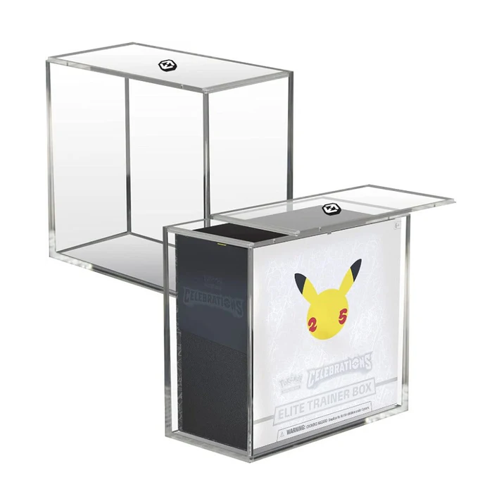 caixa protetora acrílica para pokémon elite trainer box