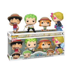 funko pop! animation one piece monkey d. luffy / roronoa zoro / nami / sanji 4 pack se