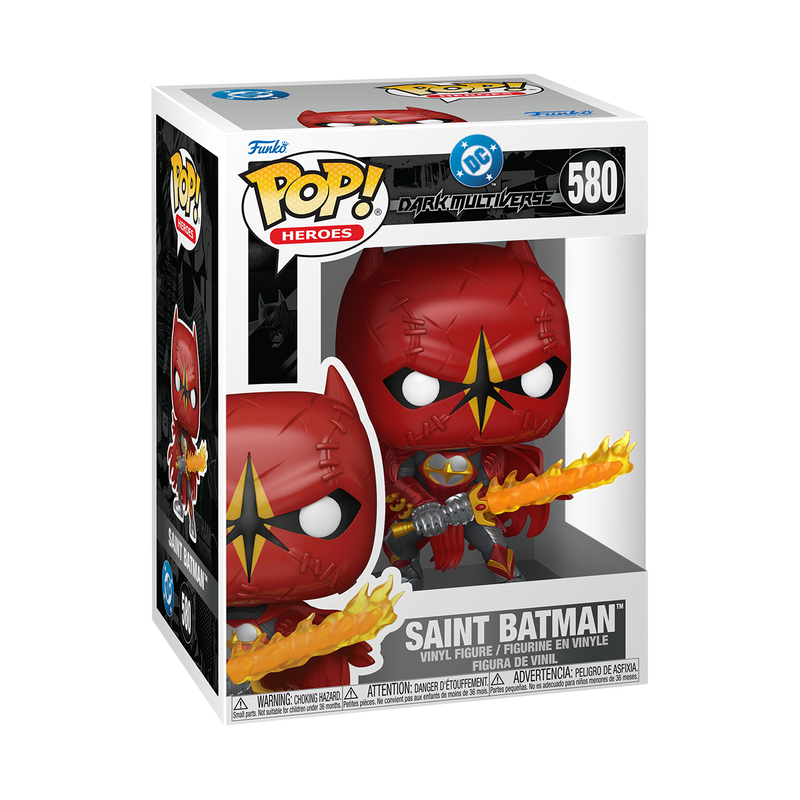 funko pop! dc heroes dark multiverse saint batman #580