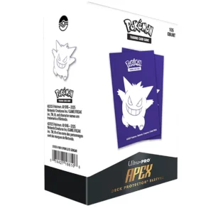 pokémon trading card game ultra pro apex deck protector elite gengar sleeves