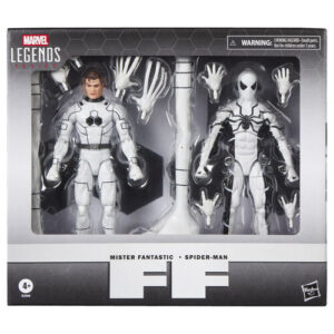 set 2 figuras sr. fantástico & homem aranha quarteto fantástico marvel legends series 15cm