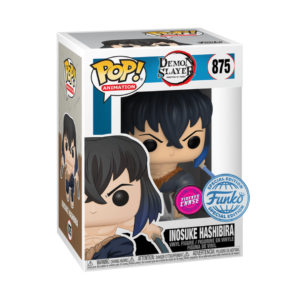 funko pop! demon slayer inosuke hashibira #875 flocked se chase