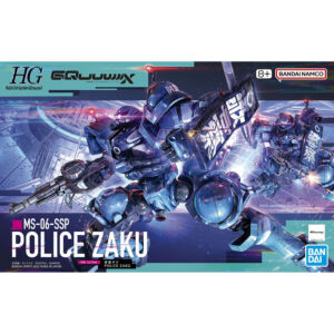 figura police zaku mobile suit gundam gquuuuuux