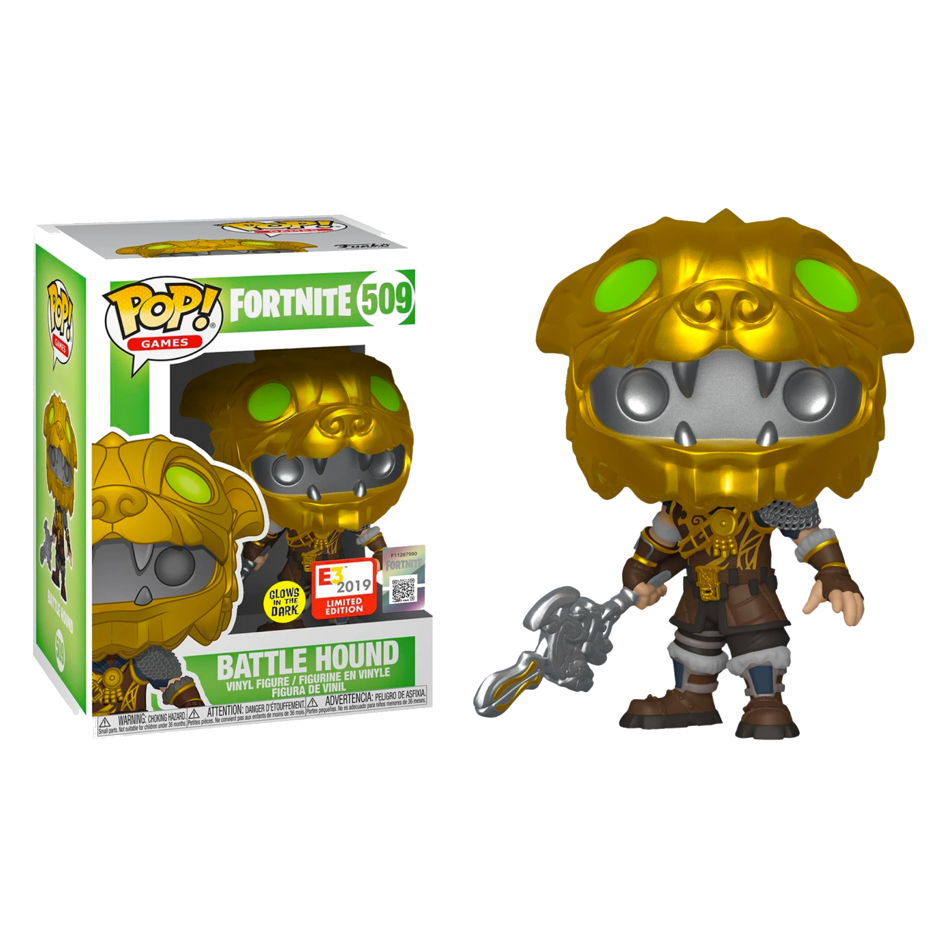 Funko POP! Fortnite Battle Hound #509 GITD E3 2019 Limited Edition