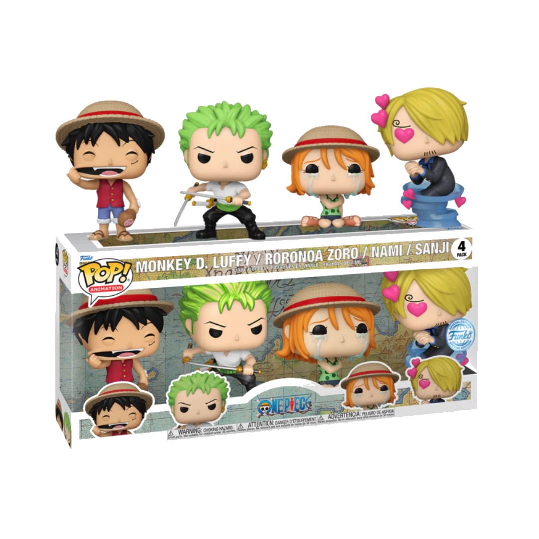 Funko POP! Animation One Piece Monkey D. Luffy / Roronoa Zoro / Nami / Sanji 4 Pack SE