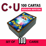 pokÉmon 100 cartas pokÉmon jp + 125 penny sleeves